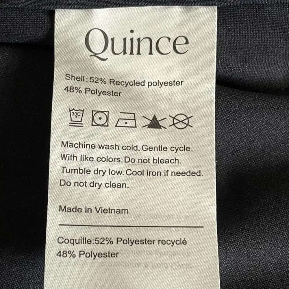 NWT Quince Mens M Performance Stretch Technical Blazer True Black Unstructured
